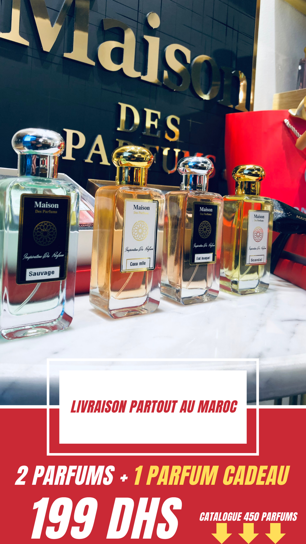 Promo 2 parfums + 1 parfum cadeau offert track